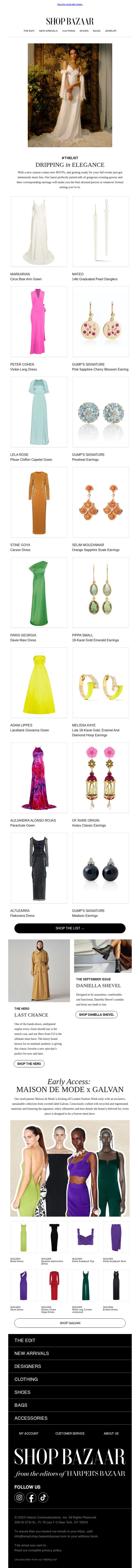 6. Attend Your Next Formal Event In Matching Gowns & Earrings