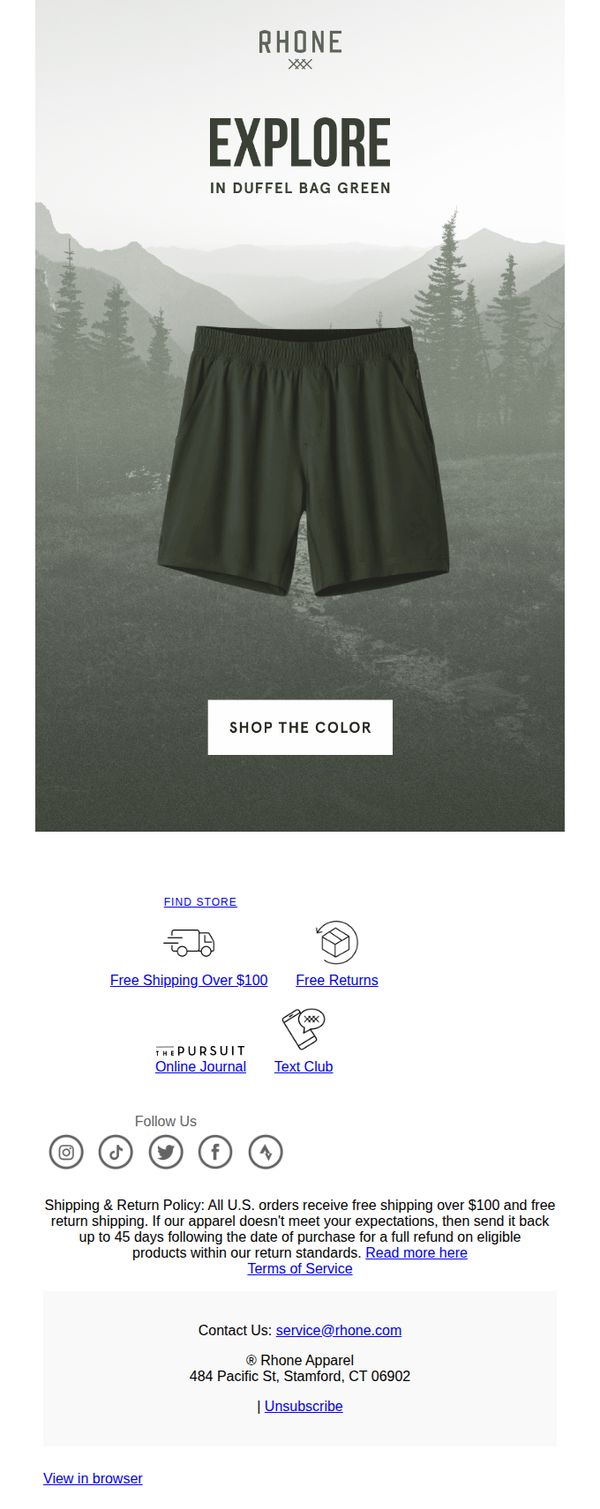 6. NEW COLOR: Duffle Bag Green