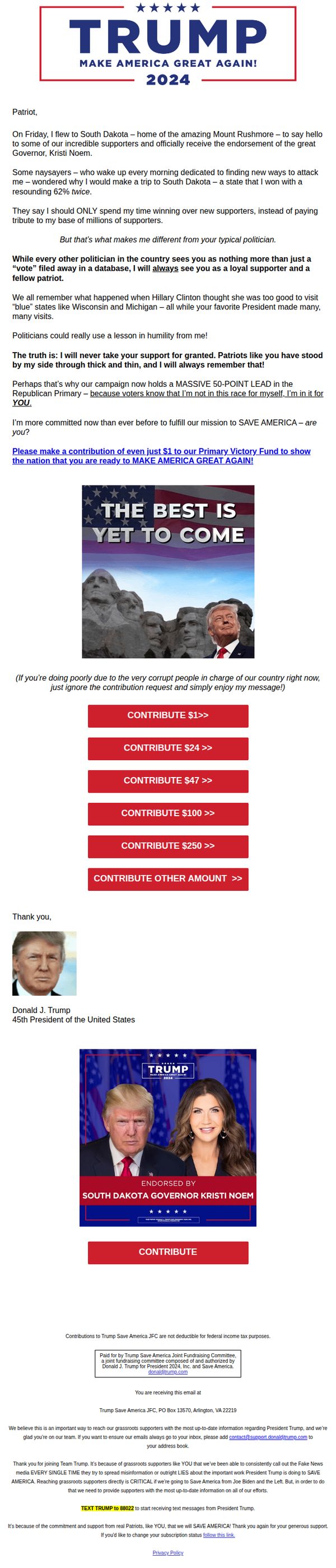 Donald J. Trump