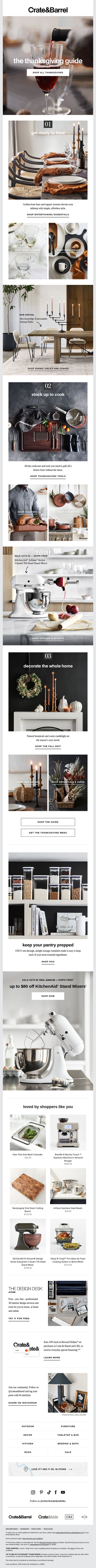 8. The Thanksgiving guide is here.