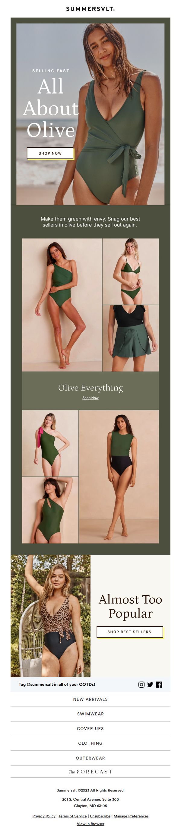 9. Your fave color is *fully stocked*