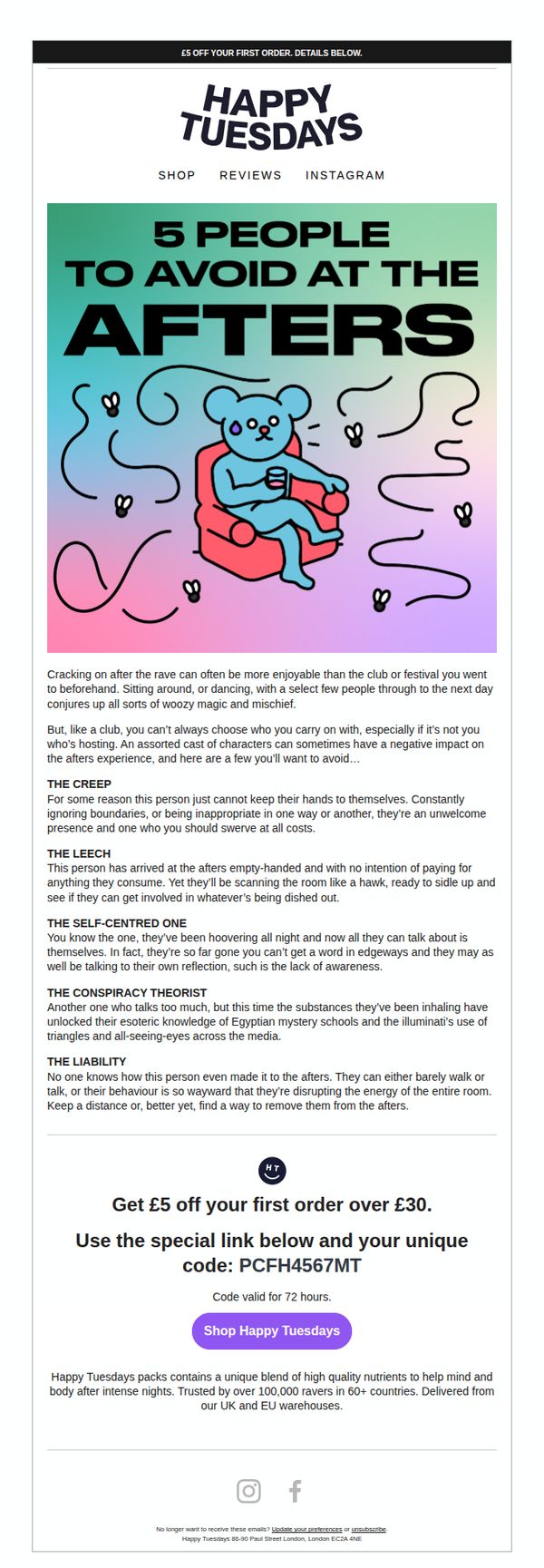 6. 5 people to avoid at the afters