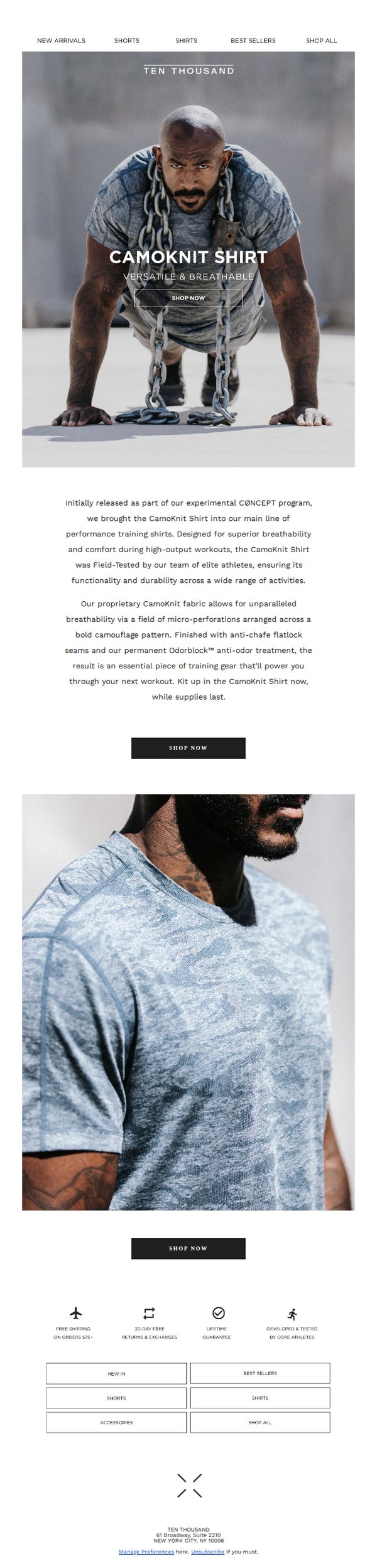 7. Spotlight: CamoKnit Shirt