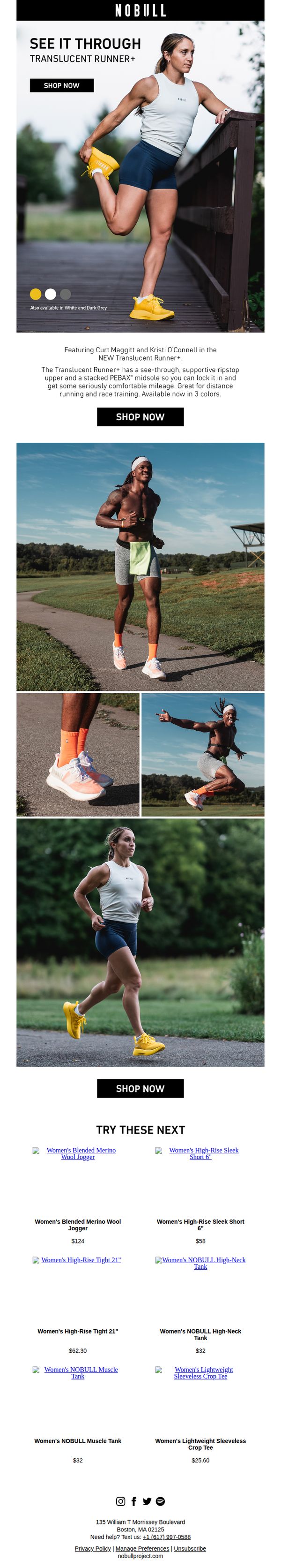7. Translucent Runner+: NOBULL Athlete approved.
