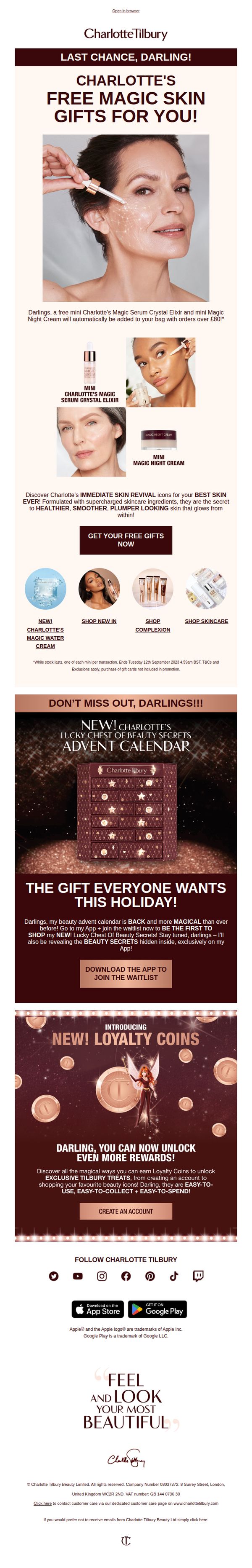 Charlotte Tilbury - UK