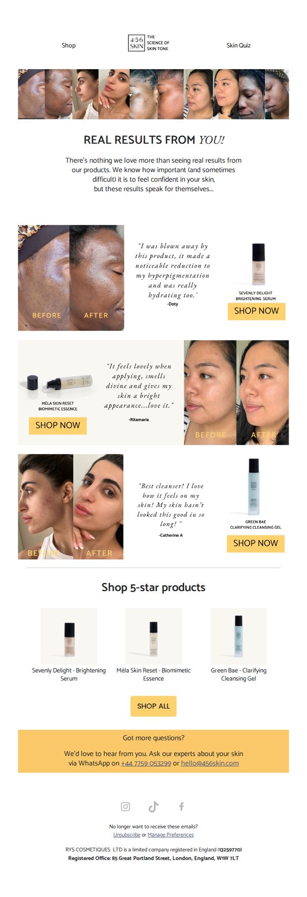7. Real skin, real results!