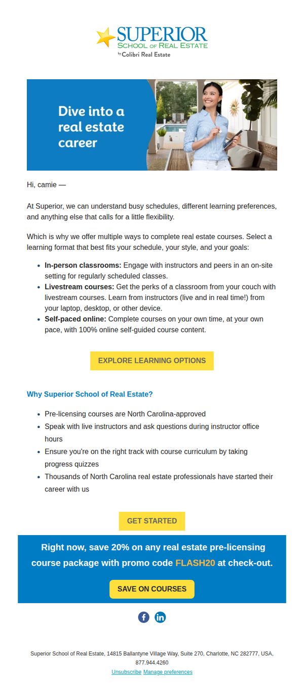 7. Superior School of Real Estate: What's your favorite way to learn?