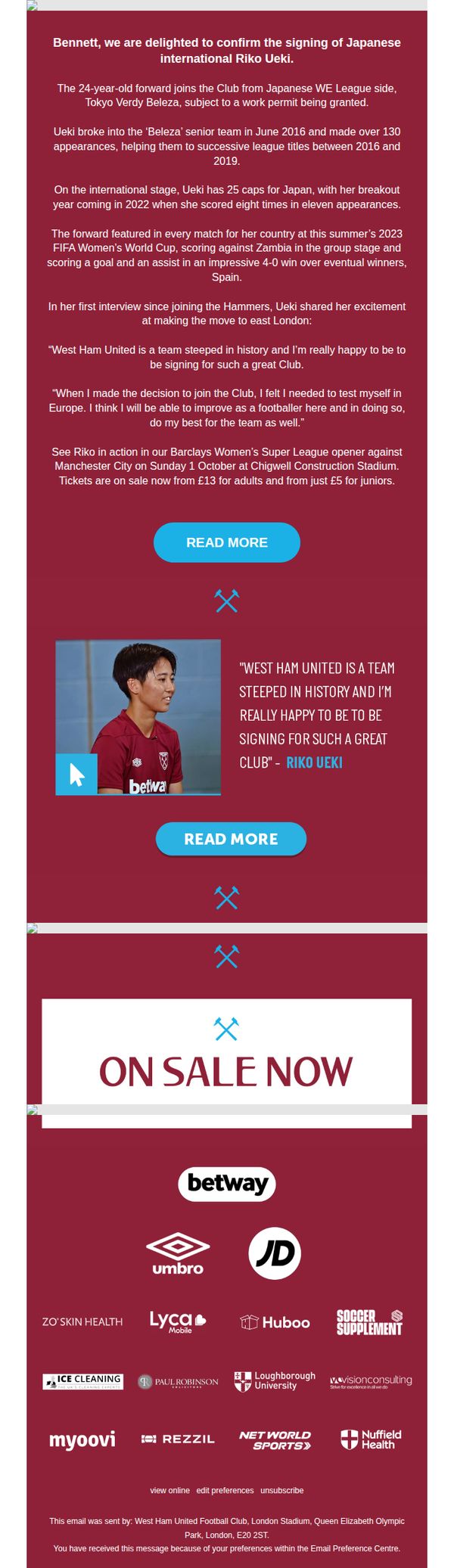 6. West Ham United : Japan international signs for the Hammers 🇯🇵 ⚒️