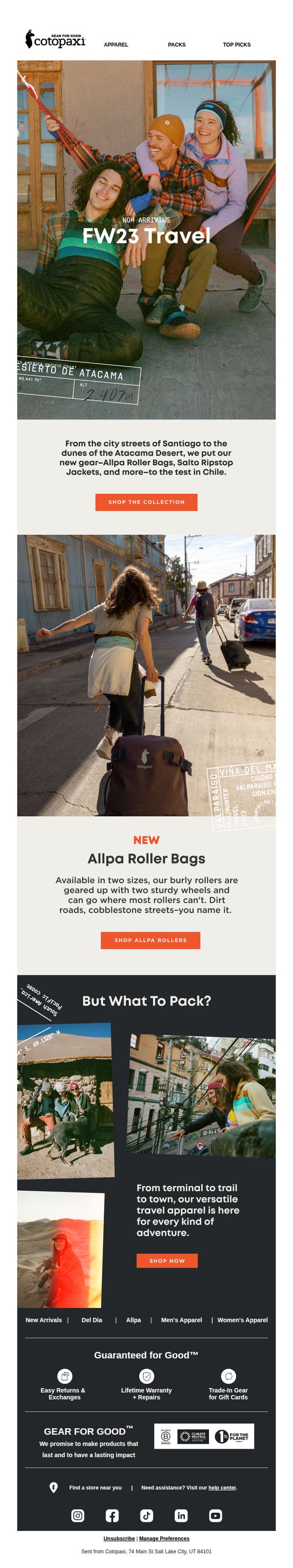 8. NEW Fall Travel Collection