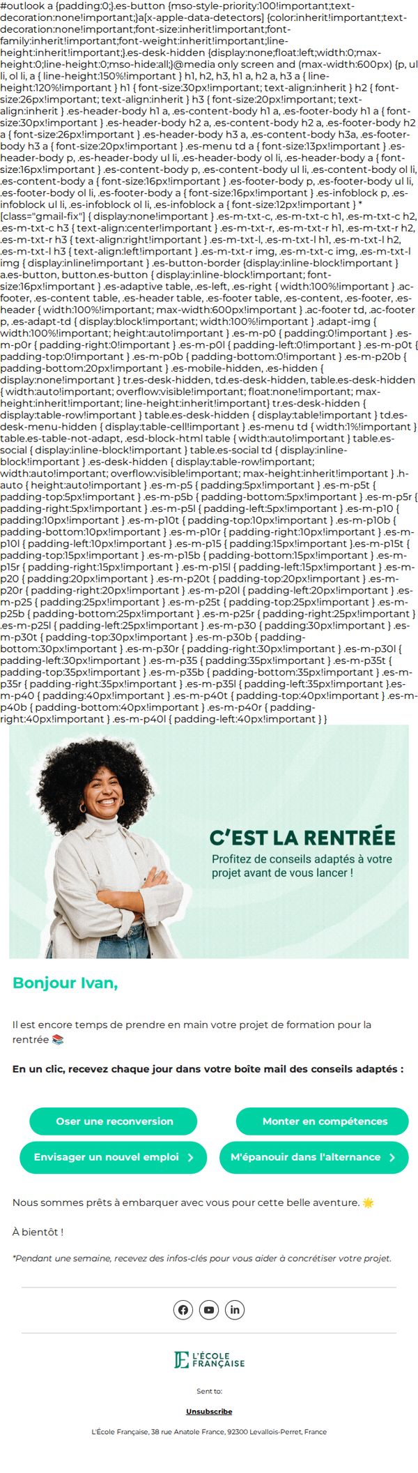 10. Ivan, il est encore temps de prendre votre projet en main 👋🏻