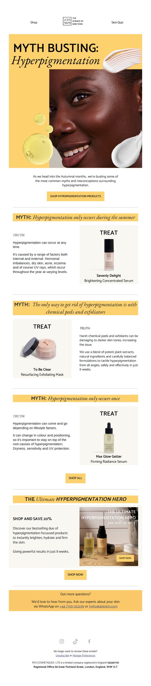 7. Discover the truth behind Hyperpigmentation ✨
