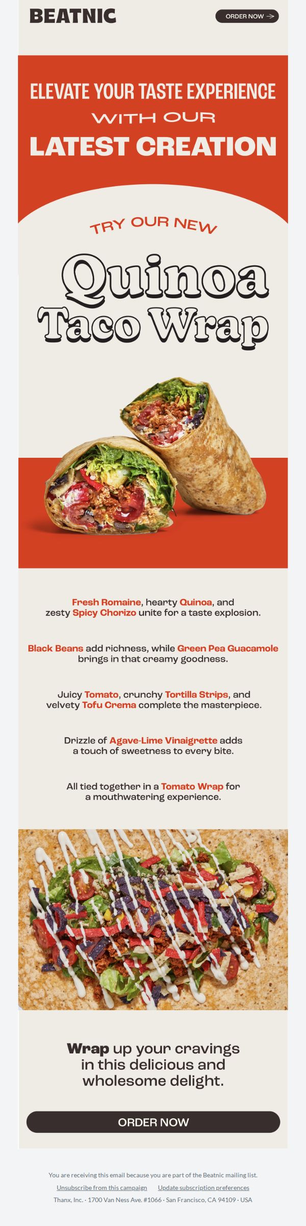 7. Beatnic: Your favorite salad, all wrapped up!