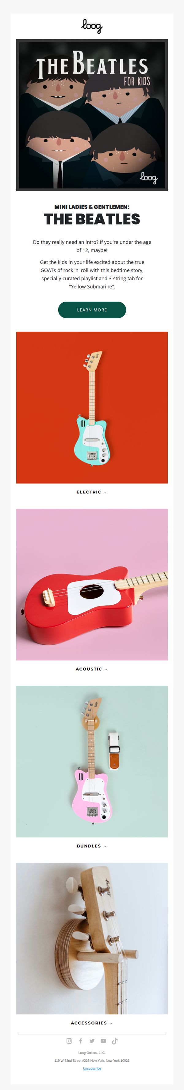 10. Loog Guitars: The Beatles for Kids