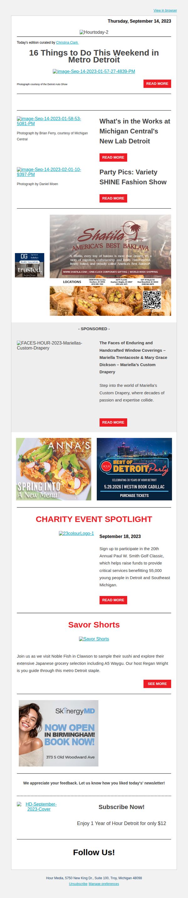 8. Metro Detroit Events This Weekend 