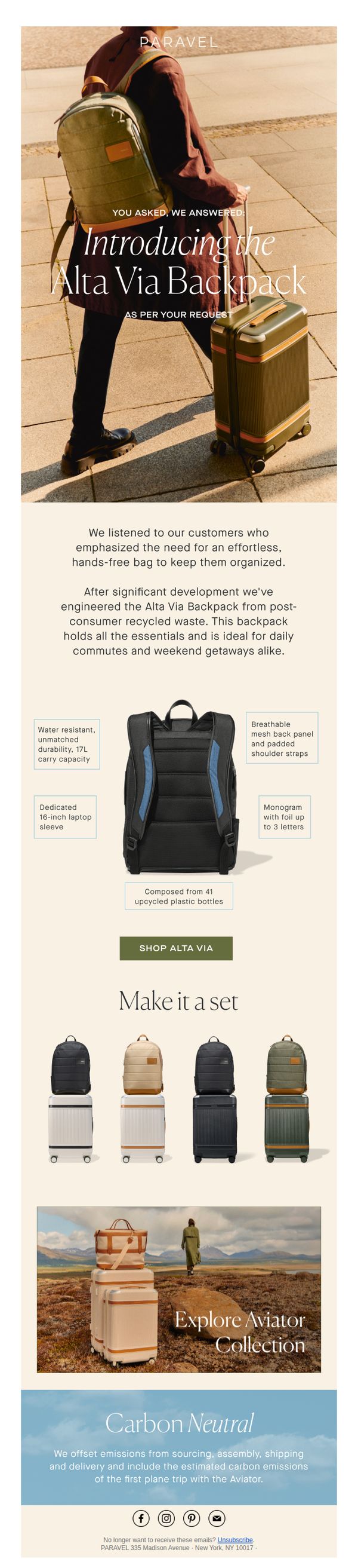 9. Paravel: Introducing the Alta Via Backpack