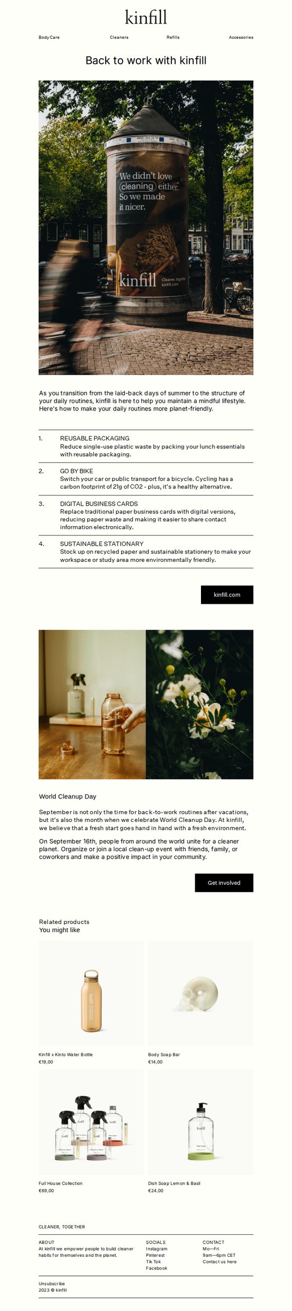 10. Kinfill: Back to work with kinfill