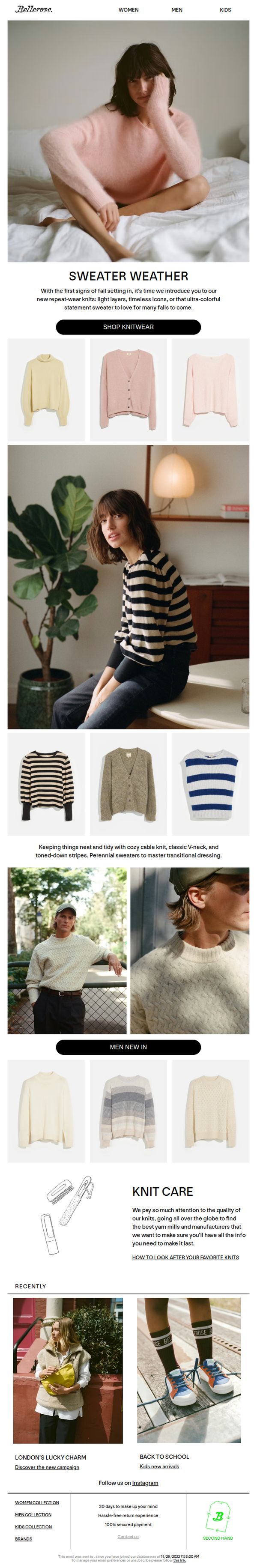 6. Bellerose: New in knits: already best-sellers 🔔