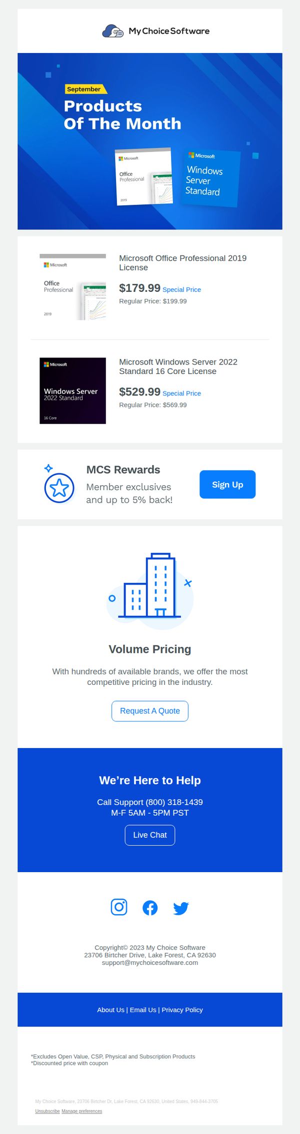 10. My Choice Software: ⏱Don't Miss These Savings for Products of the Month!