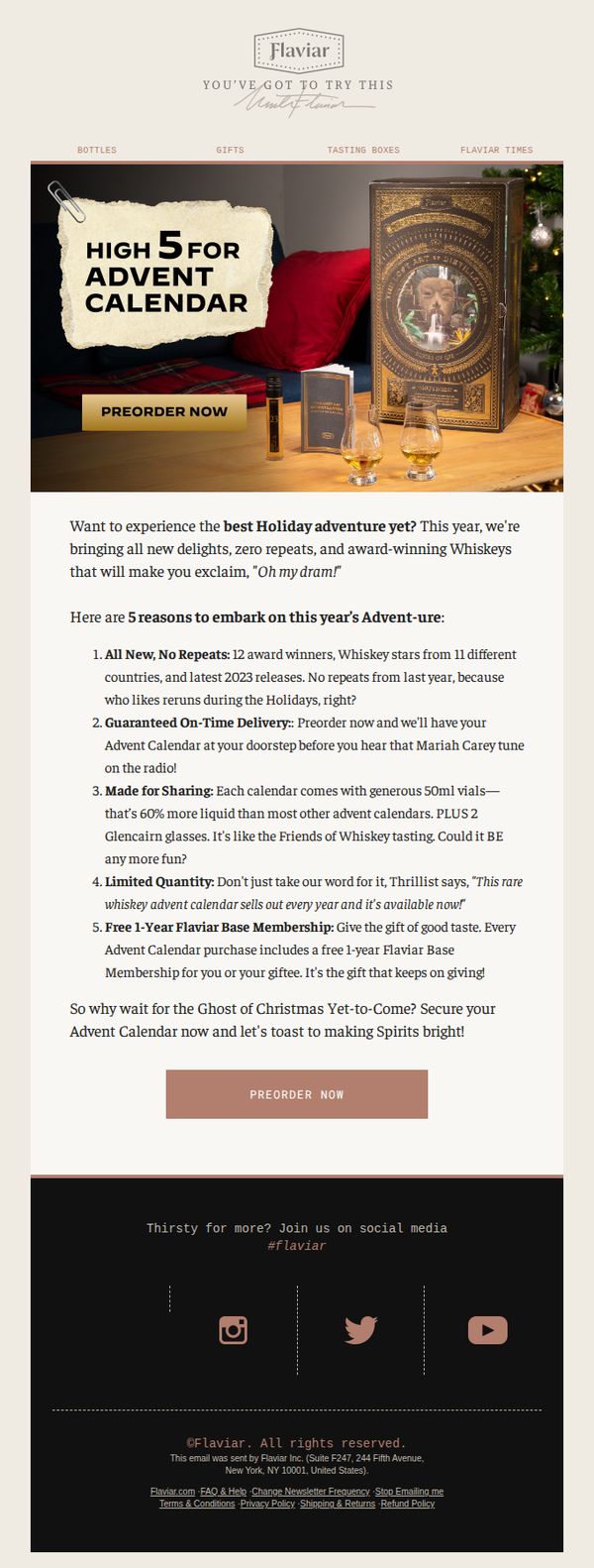 10. Flaviar: ✅ 5 reasons to explore this year’s Advent Calendar