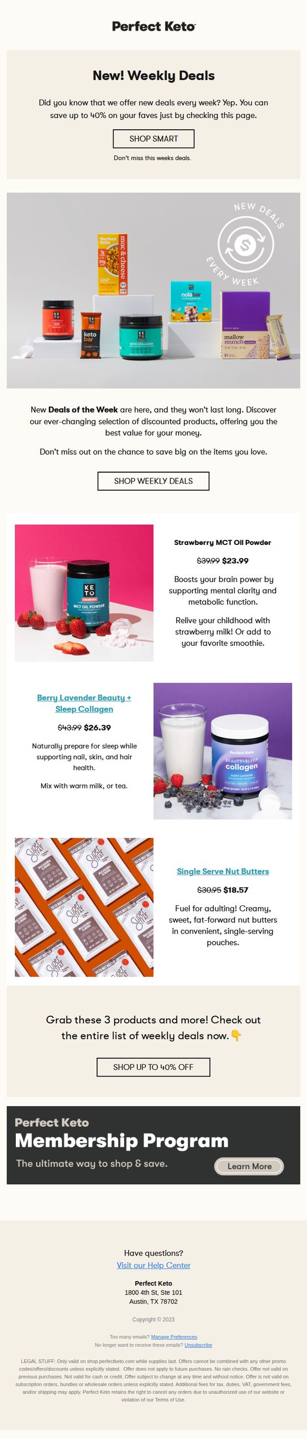 10. Perfect Keto: Shop smarter