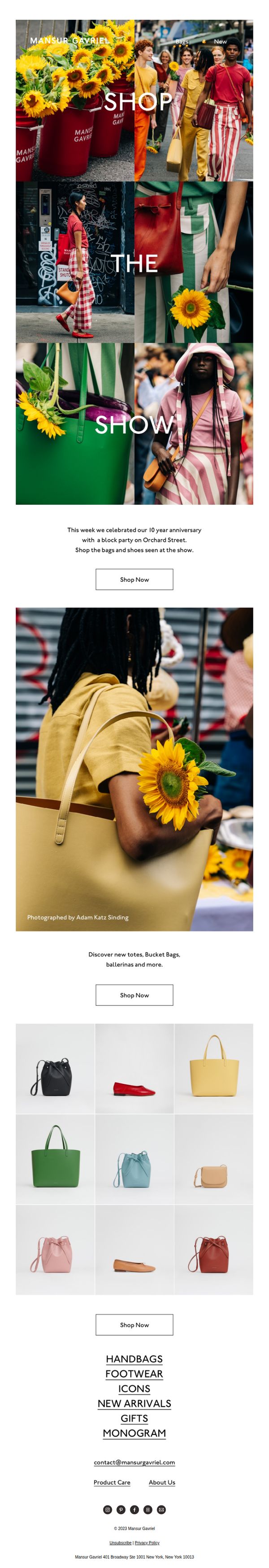 7. Shop our NYFW show 🌻