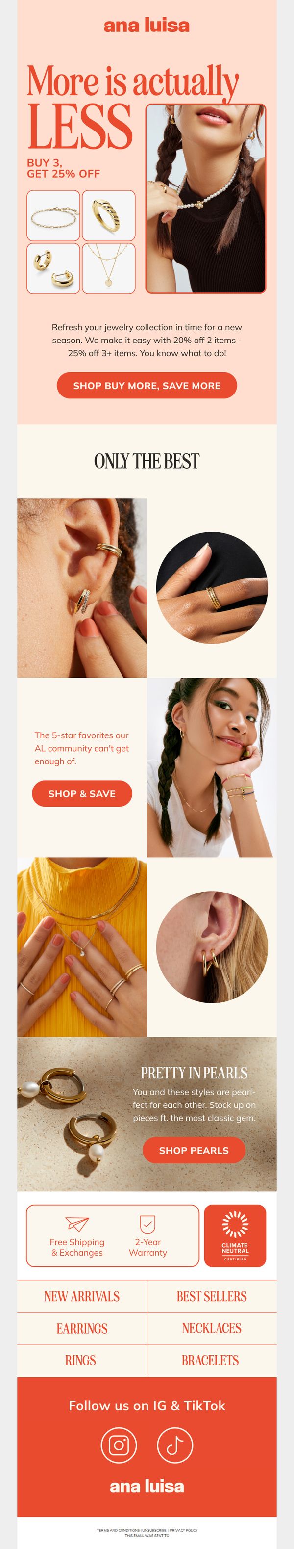 10. Unlock 25% off for a fall jewelry refresh