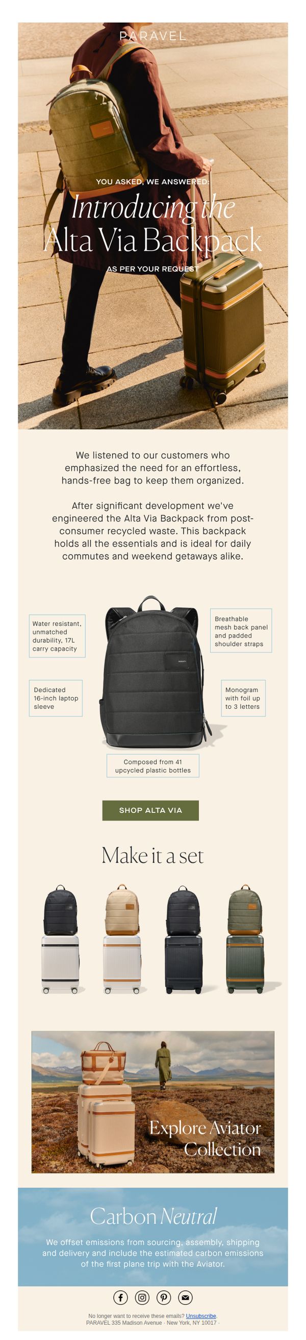 6. Paravel: Discover the Alta Via Backpack