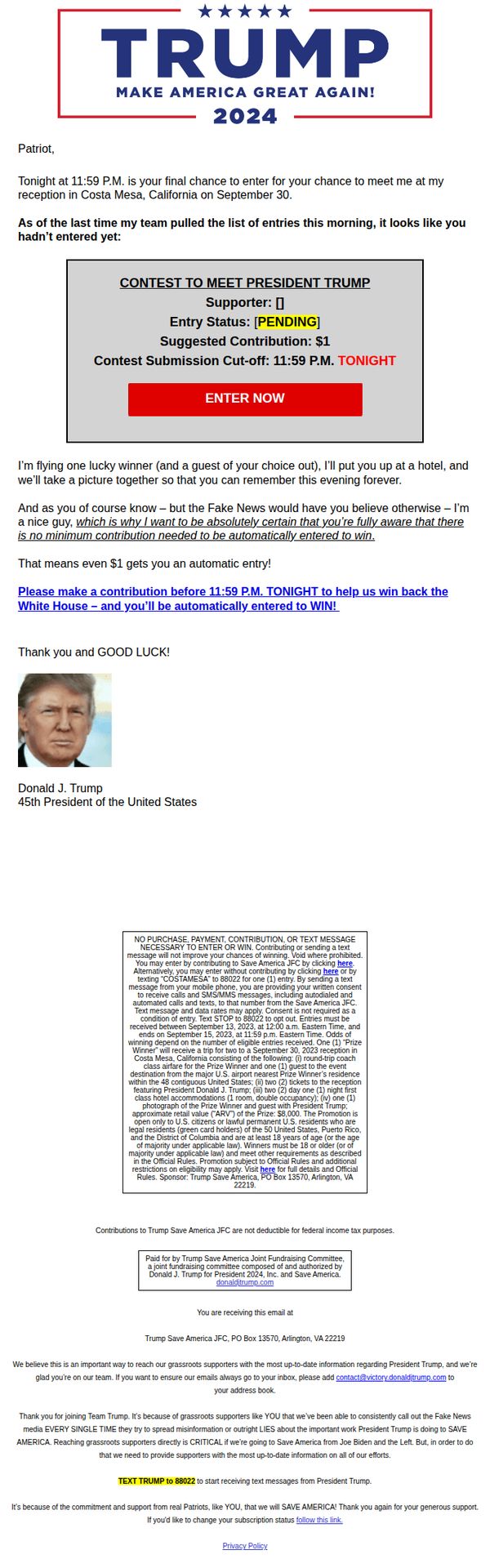 Donald J. Trump