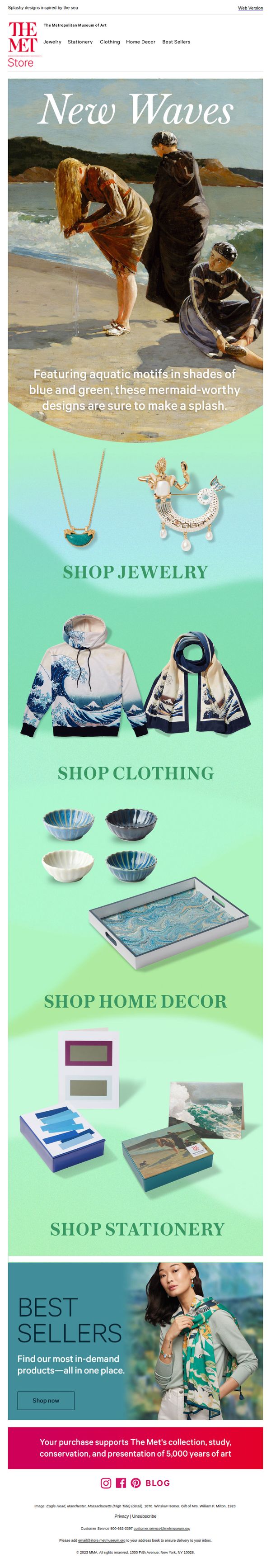 6. The Metropolitan Museum of Art: Making Waves