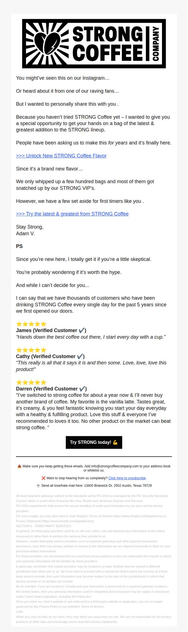 Strong Coffee Company