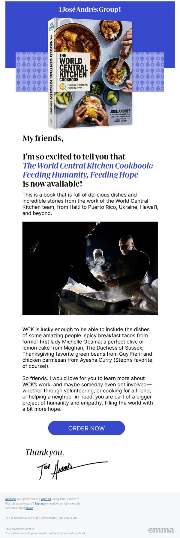 7. The World Central Kitchen Cookbook is Now Available!