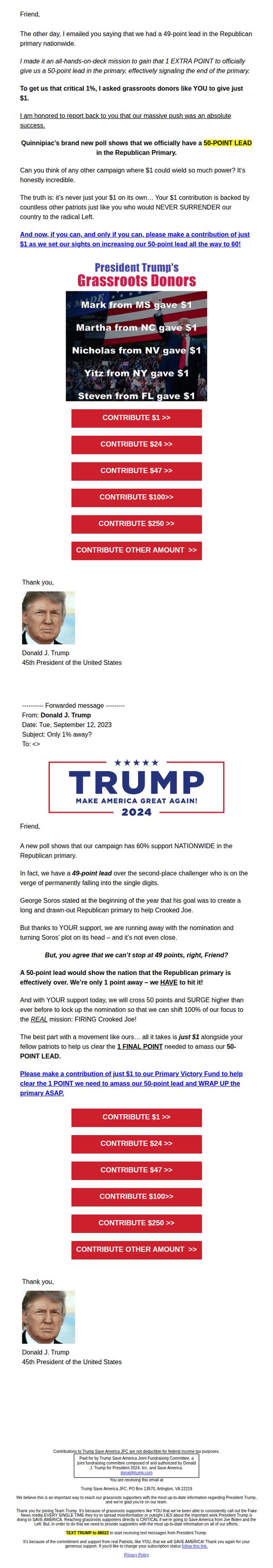 7. Donald J. Trump: Wow, that was fast!