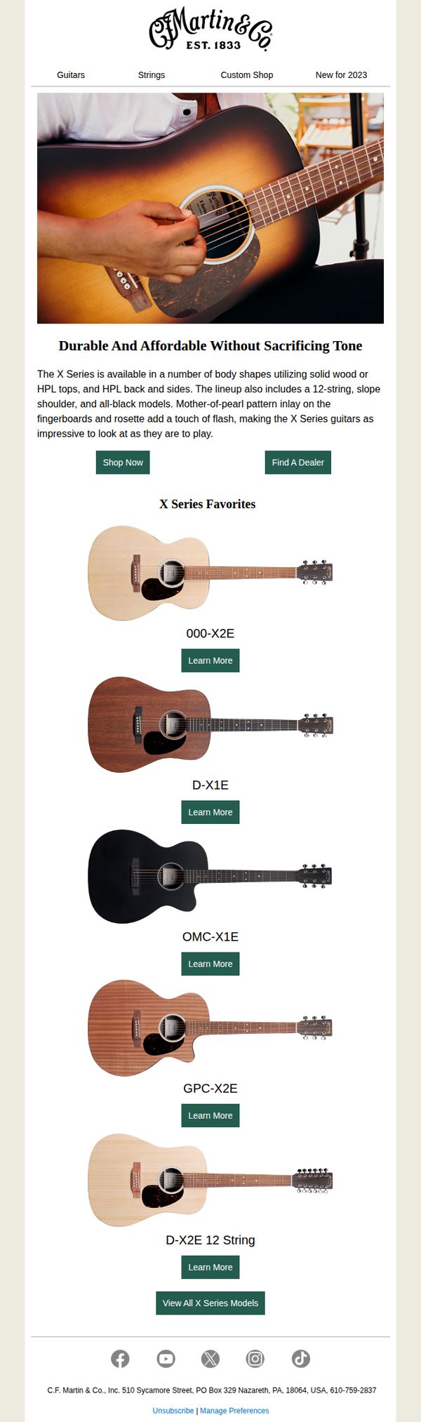 7. The X Series