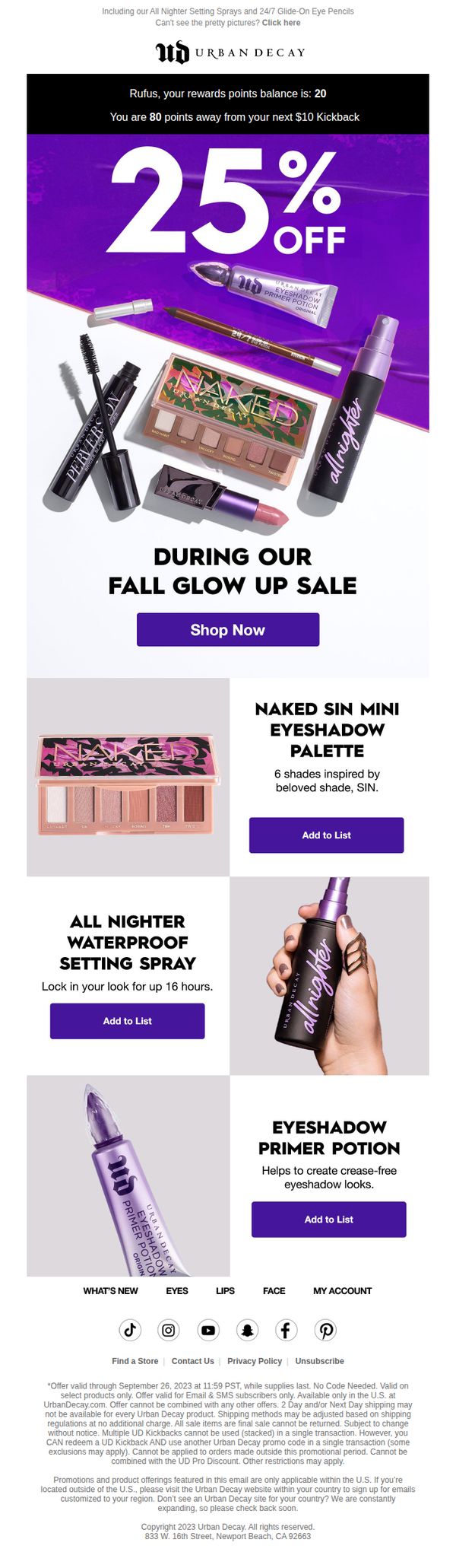 Urban Decay - US