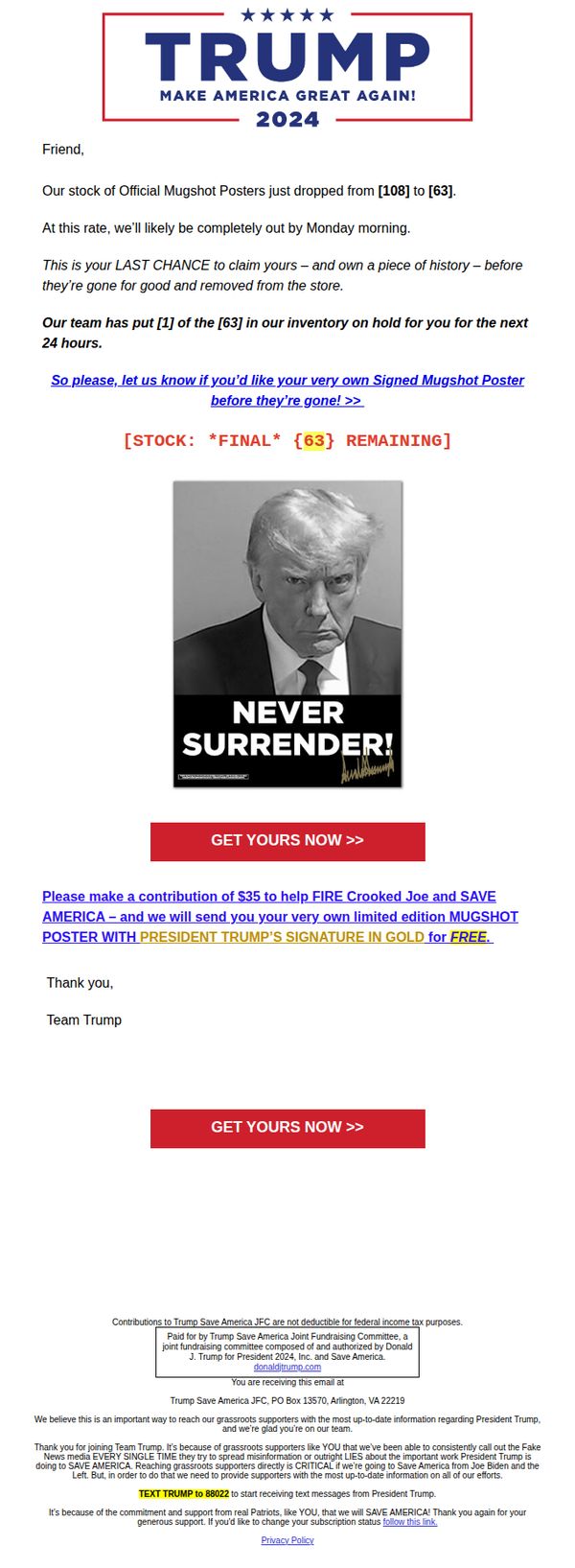 10. RE: Final Call: [63 Remaining]