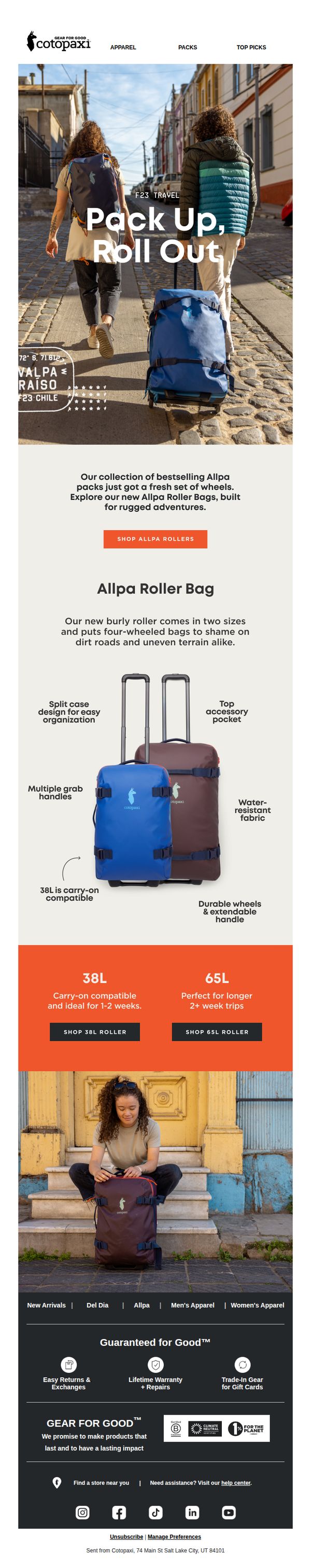 8. Introducing: Allpa Roller Bags ✈️🏔️🗺️