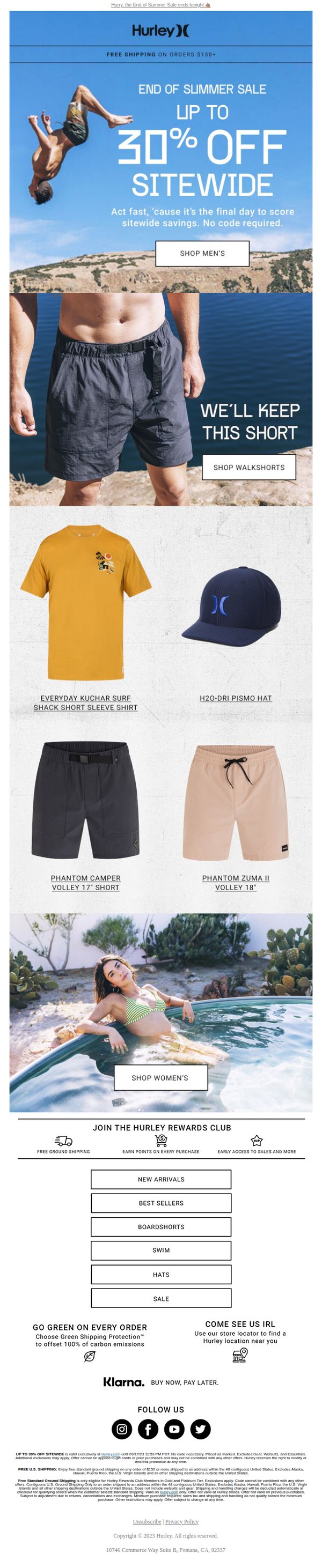 9. Don’t miss out: up to 30% off sitewide
