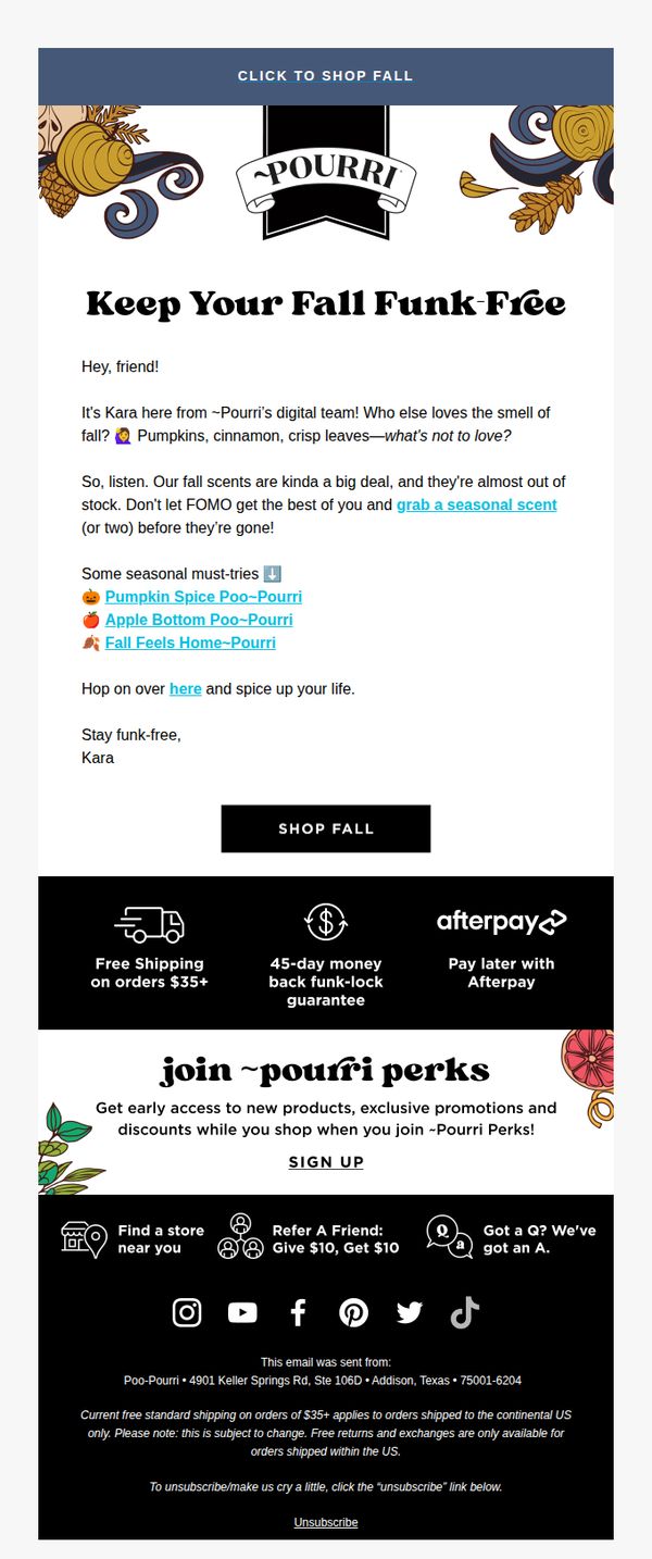 9. Poo-Pourri: Fall scents are already selling out 👀