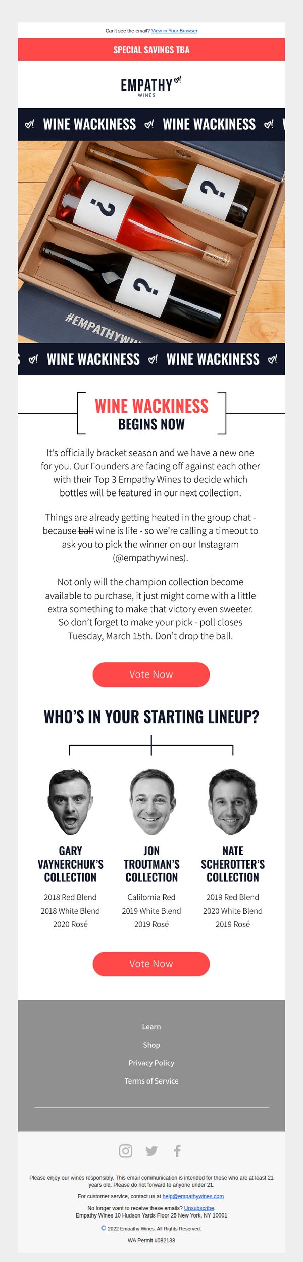 8. Are You Team Gary, Jon, or Nate?  🏀🍷