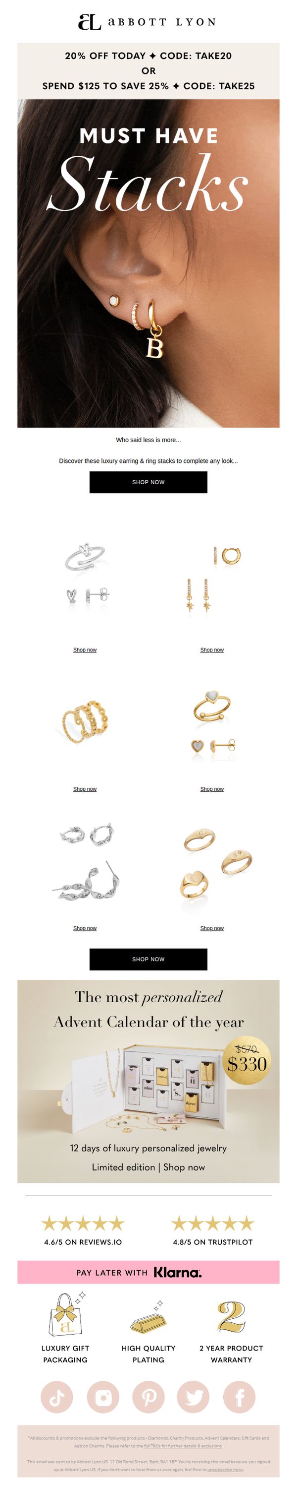 10. Abbott Lyon: Our Ring & Earring faves 😍