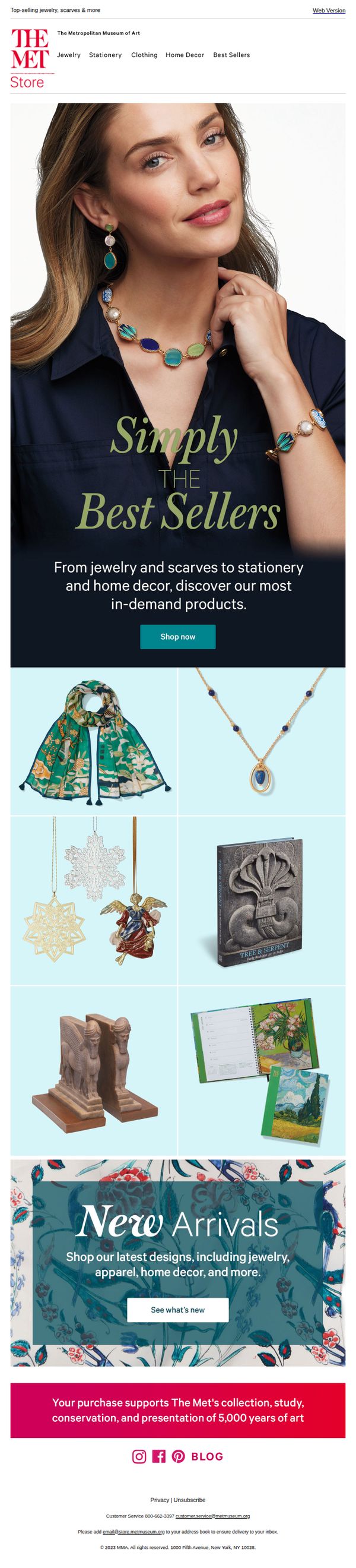 10. The Metropolitan Museum of Art: Our Most In-Demand Items