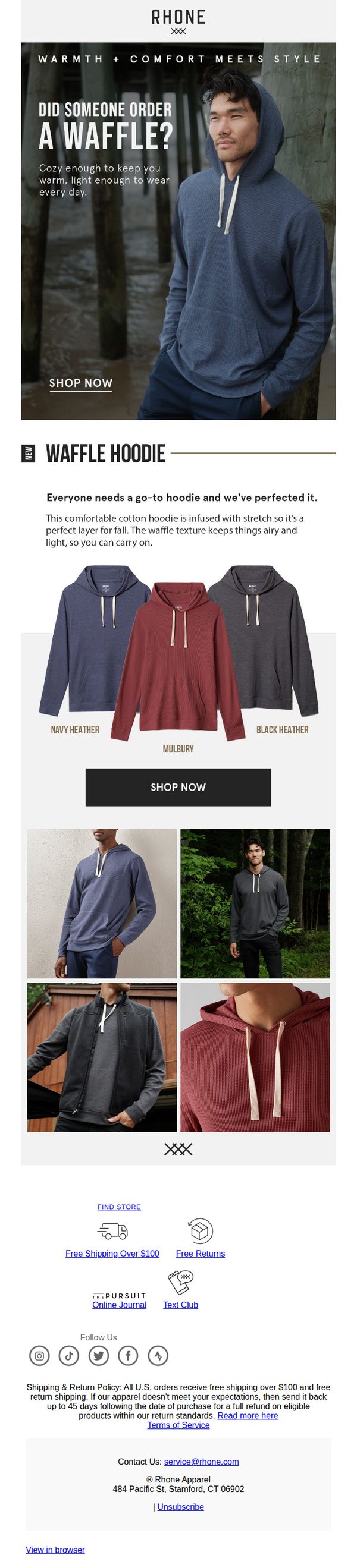 8. Just Dropped: The Waffle Hoodie