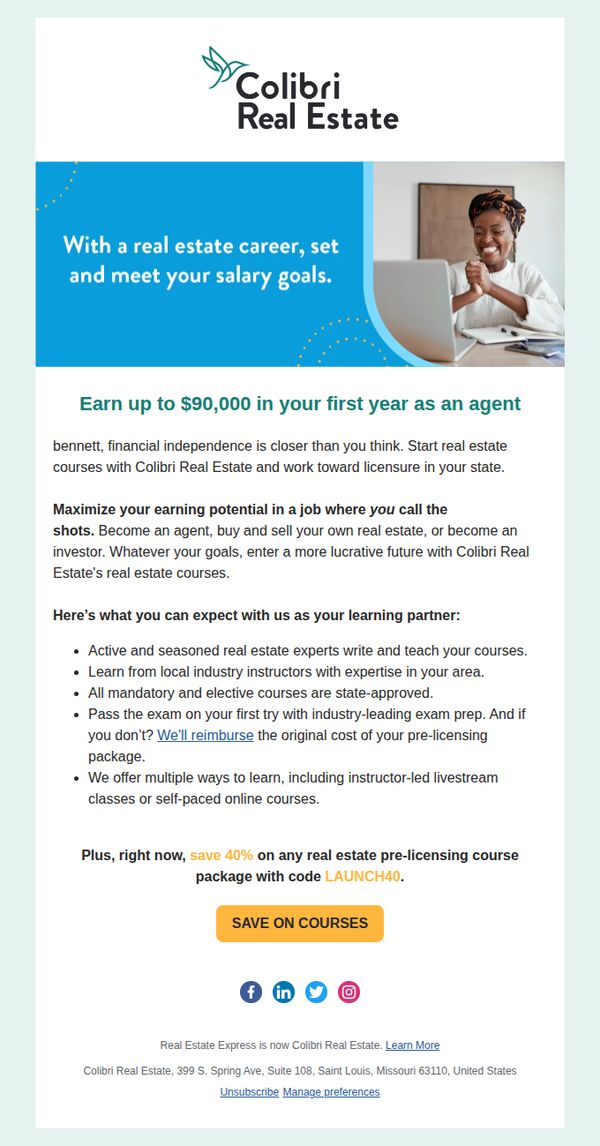 7. Financial freedom? It’s yours.