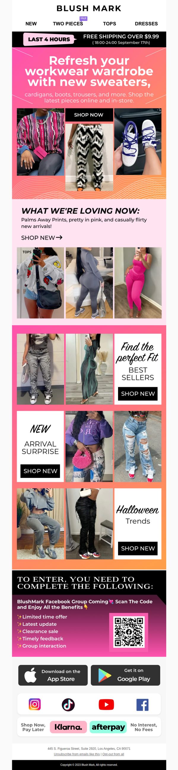 7. Blush Mark: FOR THE OFFICE👩‍💻 Limited time📣: we 🔽dropped prices on items you viewed👀
