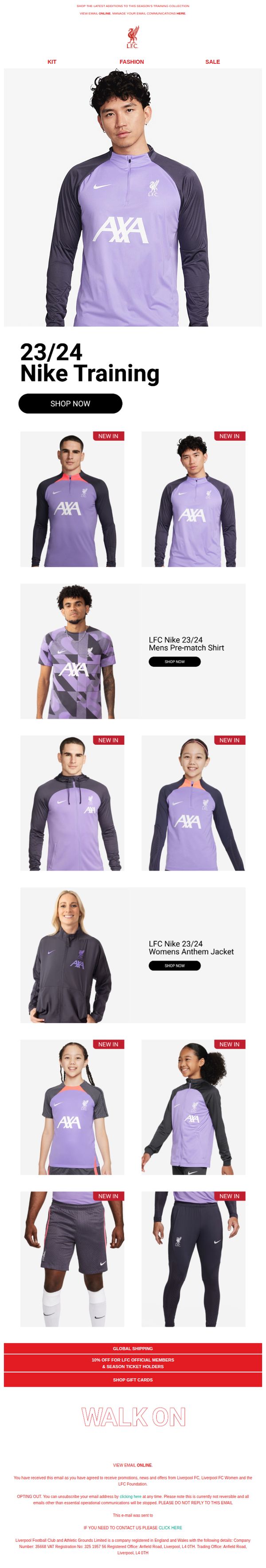 8. New-in 23/24 Nike LFC Training Kit