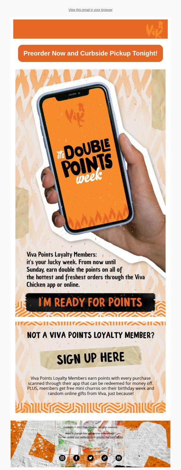 10. It's Double Points Week 🐓