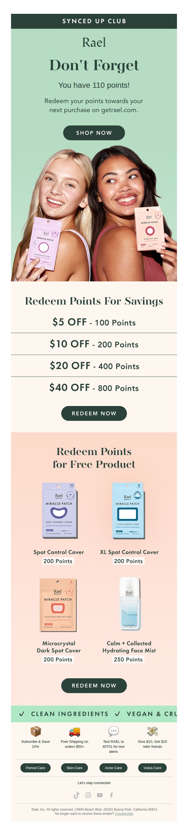 7. Get a discount off your next order! 💸