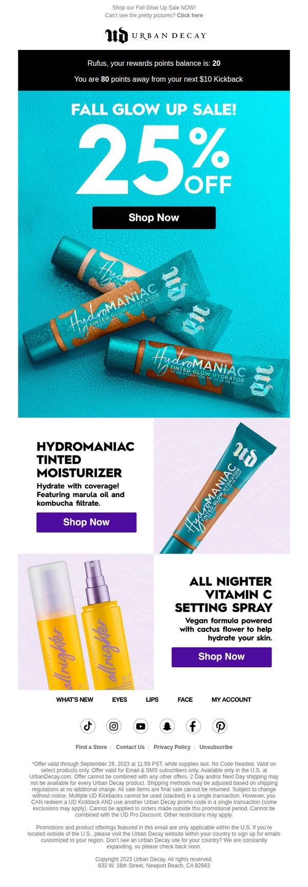 7. 25% OFF your favorite foundations (+ MORE)