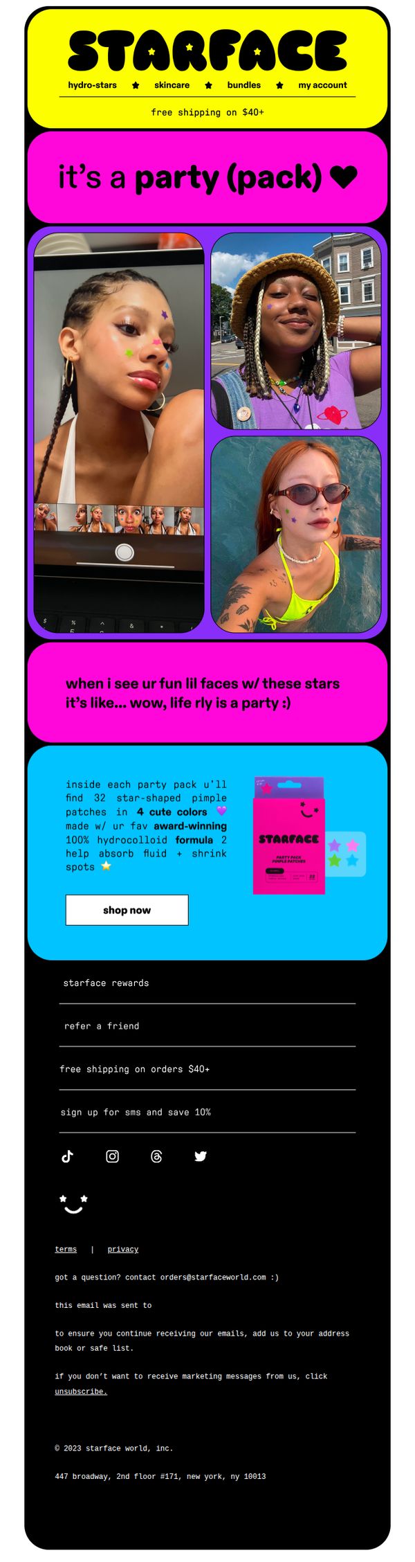 6. CUTE N COLORFUL STARS ⭐