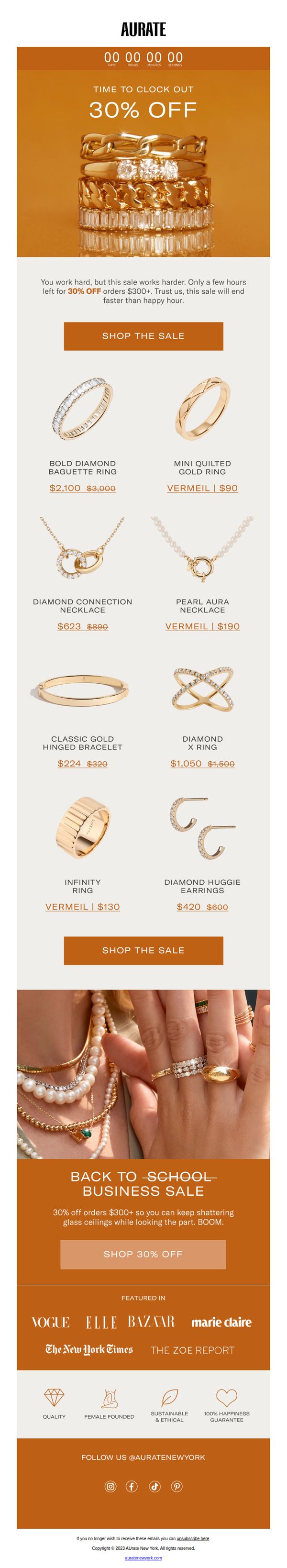9. ENDS TONIGHT (!) 30% OFF